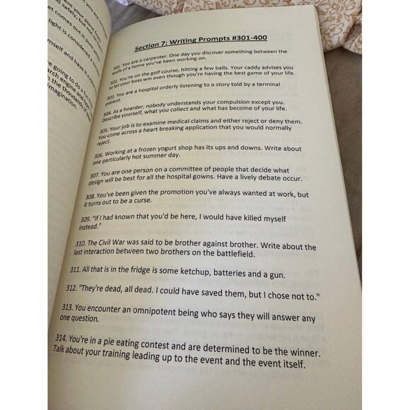 1,000 Awesome Writing Prompts book by Ryan Andrew Kinder New condition - Picture 4 of 7